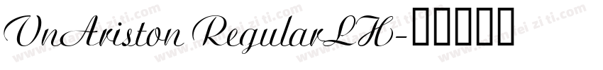 VnAriston RegularLH字体转换
